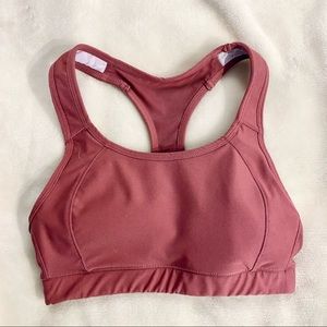 Avia Mauve Running Keyhole Supportive Sports Bra